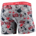 thumbnail image 3 of Men's Pair of Thieves Gray/Navy Boston Red Sox Super Fit 2-Pack Boxer Briefs Set, 3 of 5