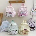 thumbnail image 3 of Kuromi-mochila Kawaii Sanrio Hello Kitty para estudiantes, morral escolar de alta capacidad para guardería, regalo de Cinnamoroll, 3 of 4