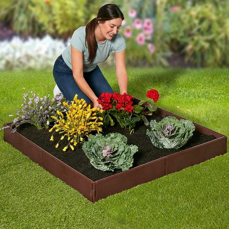The Lakeside Collection Outdoor Raised Garden Bed, Customizable