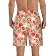 thumbnail image 3 of Naloa Dragonfly Mushroom Men's Beach Shorts, Surfing shorts, Swim trunks, Quick Dry Swim Trunks for Surfing Beach Fun - 3X-Large, 3 of 9