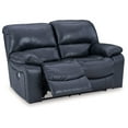 thumbnail image 5 of Signature Design by Ashley Leesworth Ocean Power Reclining Loveseat, 5 of 7