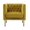 Mustard Yellow Velve, variant on Cui Liu LaVine Tufted Club Chair with Metal Legs, Modern arm Chair for Living Room