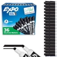 thumbnail image 3 of (2 pack) EXPO Dry Erase Markers, Chisel Tip, Black, 36 Count, 3 of 8