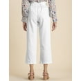 thumbnail image 3 of Moomaya Solid Cotton Trousers For Women, Elastic Waist Pajama Pants, 3 of 8