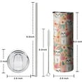 thumbnail image 6 of Shih Tzu Tumbler - Gifts for Dog Lovers - Dog Gift - Shih Tzu Travel Coffee Mugs for Hot and Cold Drinks - With Straw and Lid 20 OZ, 6 of 7