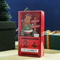 thumbnail image 4 of Snowman Calendario de cuenta regresiva para Navidad, bloques de madera, decoración de mesa para el hogar y la Oficina, 4 of 5