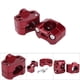thumbnail image 4 of Abrazaderas de Montaje para Motocicletas ANGGREK con 2 Abrazaderas y Tornillos Elevadores Color Rojo Negro Dorado Blanco Azul, 4 of 5