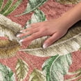 thumbnail image 3 of Addison Rugs Dream Shag Premium Machine Washable Transitional Leaves Spice Rectangle Rug, 5' x 7'6", 3 of 8