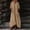 A530 Khaki, variant on Women's Linen Casual V-Neck Maxi Dress Loose Fit Long Sleeve Cotton Kaftan Dress with Pockets Oversized Flowy Robe For Daily Loungewear Vacation Travel
