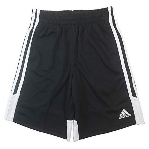 adidas Boys' Athletic Short (Small, Black/Very White)