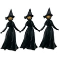 thumbnail image 1 of 3 PCS/Set Lighted Halloween Witch Decoration Set Sound Voice Control Glow and Sound Haunted House Party Props, 1 of 7