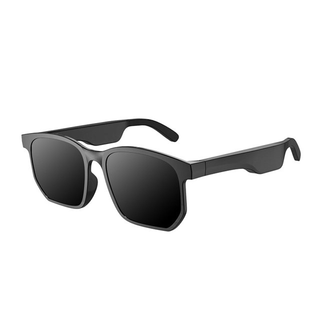Lunettes d'Appel Intelligentes Bluetooth 5.0, Musique d'Accompagnement, Autonomie de Batterie Longue Durée, Étanches et Anti-Transpiration, protection Oculaire Saine, Noir