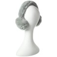 thumbnail image 2 of Surell Accessories Shearling Earmuffs, Grey, 2 of 3