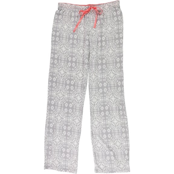 P.J. Salvage Womens 3-Tone Pajama Lounge Pants, Grey, Medium
