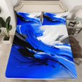 thumbnail image 2 of Manfei Boys Girls Oil Painting Full Size Sheets 4-Piece,Abstract Gradient Breathable Bed Sheets,Graffiti Splash Lightweight Sheet Sets,Microfiber Bedroom Decor, 2 of 7