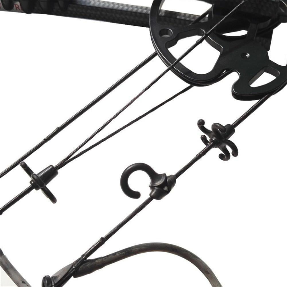 4pcs Archery Bow String Stabilizer Monkey Tail Silencer Compound Dampener 