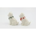 thumbnail image 4 of Ceramic Westie Dog Salt and Pepper Shaker Set Christmas Kitchen Gift, 4 of 5