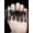 美甲片纯色亮黑, variant on Homlyo Peach Pink Gradient Short Square Press-On Nails - 24PCS Natural Fake Nails with Soft Ombre Finish, Glue-On Nails Kit with Tools for Women Girls