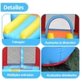 thumbnail image 4 of Trampolín Brincolin Infantil Castillo Bomba Inflable Lona De Salto Azul, 4 of 5
