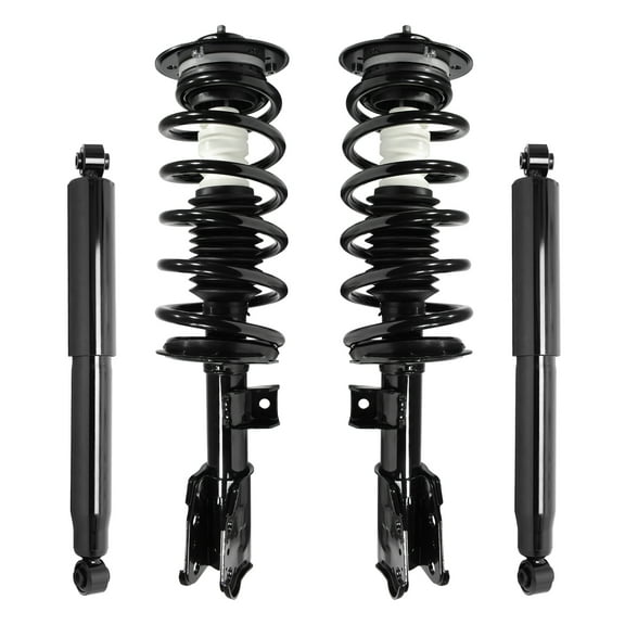 Unity Automotive Front & Rear Complete Strut Assembly Shock Kit Fits 2005-2006 Chevrolet Equinox, 4-11011-251140-001