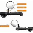 thumbnail image 4 of Wide Angle Adjustable Bike Mirrors, 360 Rotatable Cycling Mirrors for Handlebars, Durable Nylon Resin Bicycle Accessories, 4 of 5