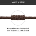 thumbnail image 3 of Shoelaces for FootJoy Golf Dress Oxford Shoe Laces Replacement Shoe Strings(Color:Brown,Size:32Inch), 3 of 6