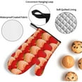 thumbnail image 3 of Strawberry Oven Mitts and Pot Holders Sets 4 pcs, Kitchen Oven Gloves Heat Resistant BBQ Gloves Non Slip for Chef, Cooking, Baking, 3 of 6