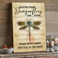 thumbnail image 3 of May You Touch Dragonflies and Stars Canvas Wall Art – Inspirational Quote Print for Girls – Whimsical Nursery or Bedroom Decor – Stretched Ready to Hang – Gift for Daughter, Granddaughter, 3 of 4