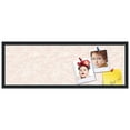 thumbnail image 2 of PinPix 36x12 Custom Cork Bulletin Board Peach White Poster Board Has a Fabric Style Canvas Finish, Framed in Peach White, by ArtToFrames (PinPix-1874), 2 of 5