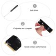 thumbnail image 4 of Shisuyan Pci Express Expansion Card Adapter Black 4Pcs 2.8x0.8x0.4In, 4 of 9