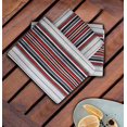 thumbnail image 3 of Urban Villa Kitchen Towels,, Cotton Dish Towels,Mitered Corners,Ultra Soft (Size: 20X30 in), White Waffle Stripes, Absorbent Bar Towels & Tea Towels - (Set of 6), 3 of 9
