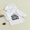 thumbnail image 3 of T-shirt à Manches Longues à Manches Longues Imprimé Lettre Sweat-Shirt Robe Streetwear, 3 of 7
