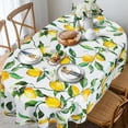 thumbnail image 2 of Modern Oval Tablecloth for Oval Table Waterproof Table Cloths for Dining Room Indoor Outdoor Home Decorative Table Cloth-60x120in, 2 of 6