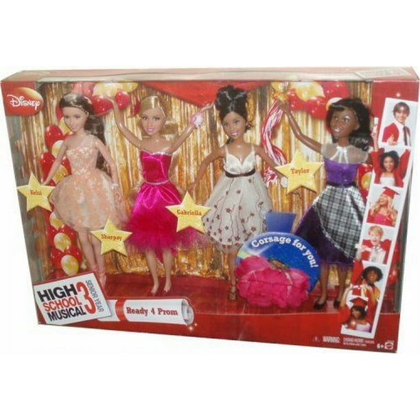 Disney High School Musical 3 Senior Year 4 Doll Set Ready 4 Prom Walmart Com