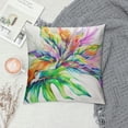 thumbnail image 2 of ARISTURING  Throw Pillow Cover Tropical Leaves Flowers Watercolor Art Abstract Jungle Colorful Monstrea Exotic Plants Decor Lumbar Pillow Case Cushion for Sofa Couch Bed Standard, 2 of 5