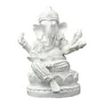 thumbnail image 3 of CoudarTitie Lord Ganesha Statue Resin Buddha Sculpture for Living Room Gifts Centerpiece White 4.7x4.2x6cm, 3 of 9