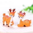 thumbnail image 4 of Micro paisajes pequeños adornos lindos dibujos animados pequeños animales ciervo sika accesorios de plantas de jardinería artesanías de regalo de resina, 4 of 6