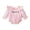 Orange, variant on mgoYE Newborn Baby Girl Smocked Thanksgiving Outfit Infant Plaid Bubble Romper Embroidery Turkey Fall Clothes|Orange,6-12 Months