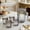 Gray, variant on Cififendec Wavy Patterned Pitcher Set, Light Luxury Cold Water Kettle with Hnadle, Airtight Lid and 4 Cups, Transparent Water Pitcher for Hot/Cold Drink(Clear)