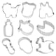 thumbnail image 2 of Molde de acero inoxidable Xihbxyly forma dinosaurio herramienta de cocina, 2 of 7
