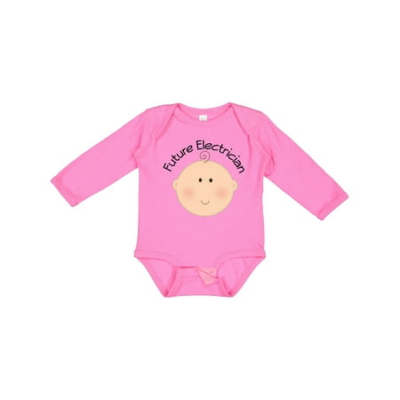 

Inktastic Future Electrician Baby Gift Baby Boy or Baby Girl Long Sleeve Bodysuit