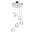thumbnail image 1 of CWI Lighting 5417P20ST-R Suspension LED Multi-Lumières avec Finition Chromée, 1 of 2
