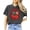Pepper Shirt, variant on Trendy America Shirt for Women & Teens Patriotic Stars and Stripes Cherry Bow Tee Ivory Shirt Adult Small