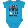 thumbnail image 3 of Inktastic Party at My Crib 2 A.m. Bring Bottle Baby Humor Boys or Girls Baby Bodysuit, 3 of 5