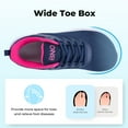 thumbnail image 3 of Artlea Wide Toe Box Shoes Women's Arch Support Walking Shoes Orthotic Sneakers for Plantar Fasciitis, US Size 9.5, 3 of 7