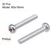 thumbnail image 2 of Tornillos de máquina Phillips de cabeza de pan M3x18mm Unique Bargains 304 Acero inoxidable 30Pcs, 2 of 3