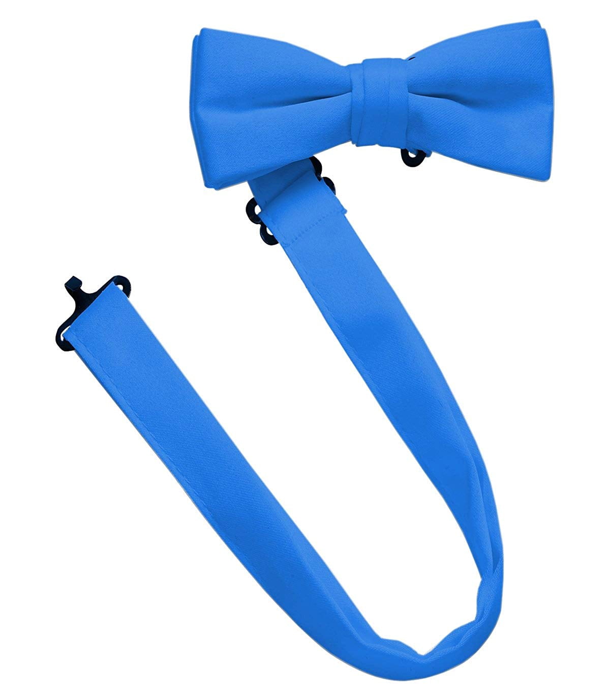 Hold'Em Bow Tie For Mens Boys and Baby Satin look Solid Color Adjustable Pre-tied