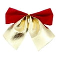 thumbnail image 6 of 12-Pack Christmas Bow Hanging Ornaments, 2.2in Mini Cloth Decor, Christmas Tree Door Wall Fireplace Charms, Holiday Atmosphere DIY Accessories, 6 of 6