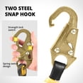 thumbnail image 2 of TRSMIMA Rope Harness Safety Lanyard&iuml;&frac14;50ft Vertical Roofing Rope With Grab Snap Hooks Shock Absorber - Fall Protection Tree Climbing Line Kit Heavy, 2 of 6