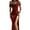 Red, variant on Riforla Women's Elegant Sleeveless Off Shoulder High Split Long Formal Party Dress Evening Gown Dresses for Women Red M